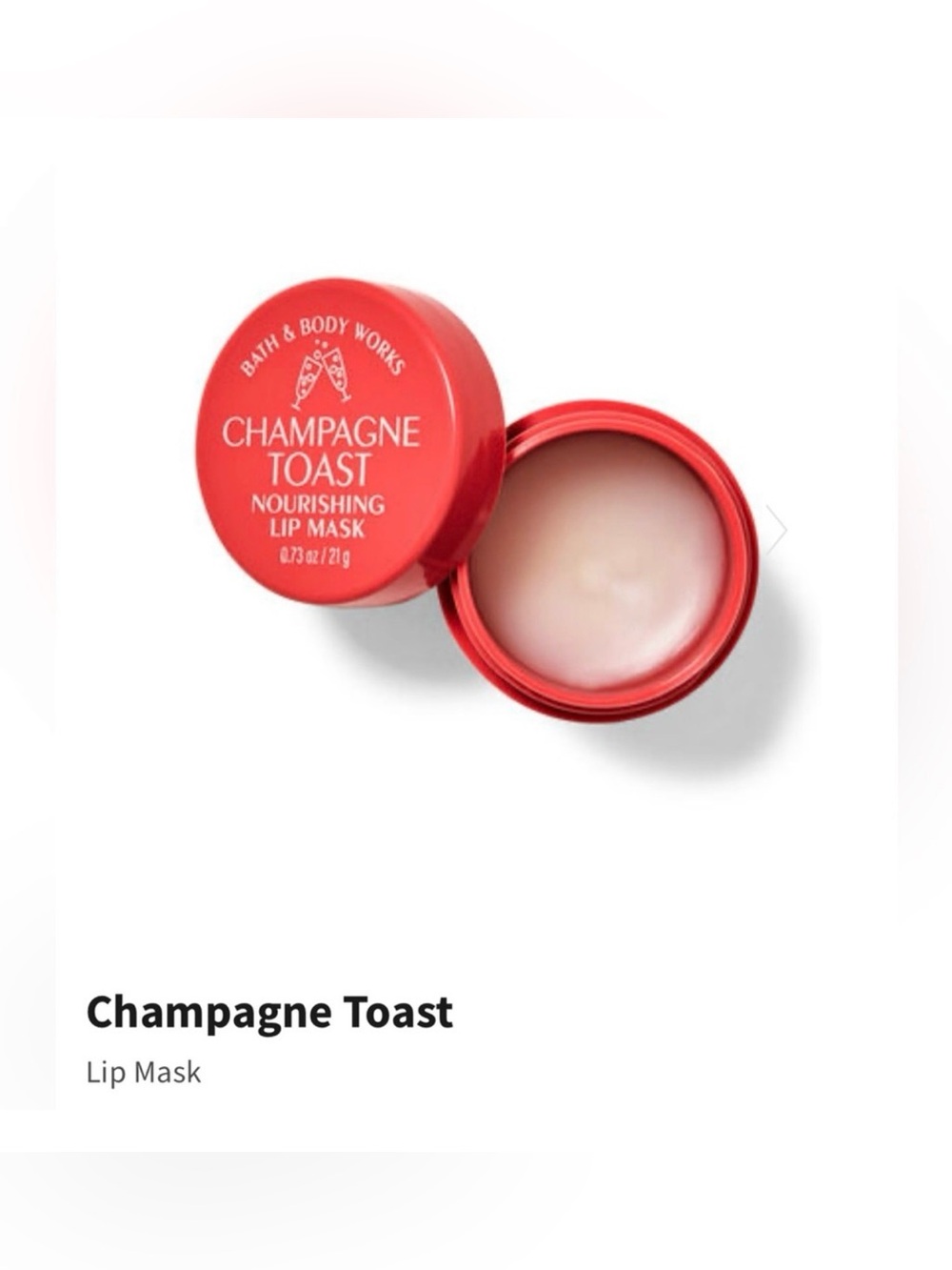 NEW: Bath & Body Works Champagne Toast Lip Care Mask #3